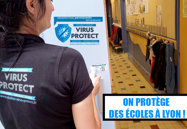 Solution Virus protect et PhotoACTIVE protègent des écoles à Lyon